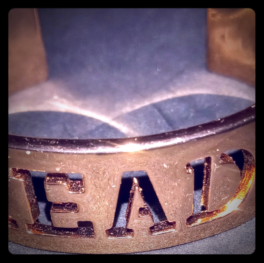 5 inch read gold cuff